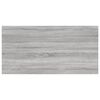 vidaXL Wandregale 4 Stk. Grau Sonoma 60x30x1,5 cm Holzwerkstoff