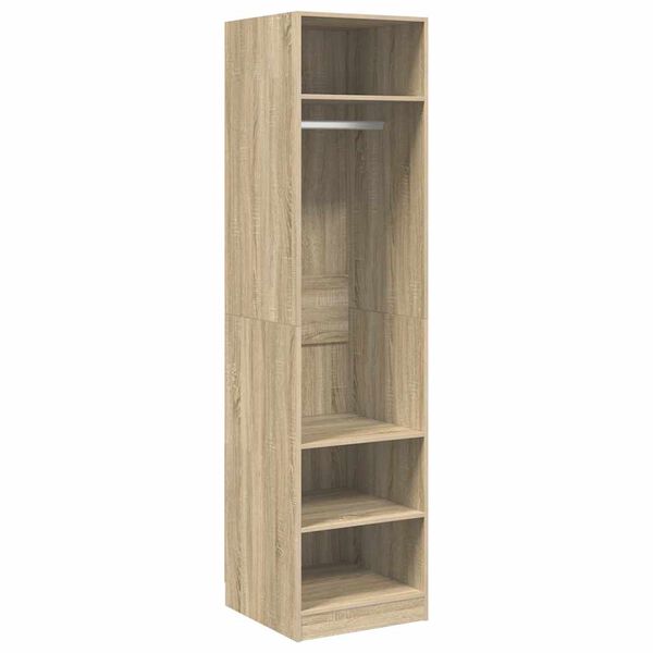 vidaXL Kleiderschrank Sonoma-Eiche 50x50x200 cm Holzwerkstoff
