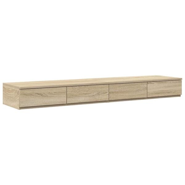 vidaXL Bettschubladen Sonoma-Eiche 160 x 36,5 x 16,5 cm Holzwerkstoff
