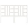 vidaXL Kopfteil Weiß 126x4x100 cm Massivholz Kiefer