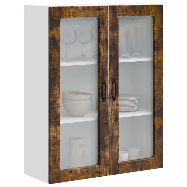 vidaXL K&uuml;chenschrank Ger&auml;ucherte Eiche 80 x 31 x 100 cm Holzwerkstoff