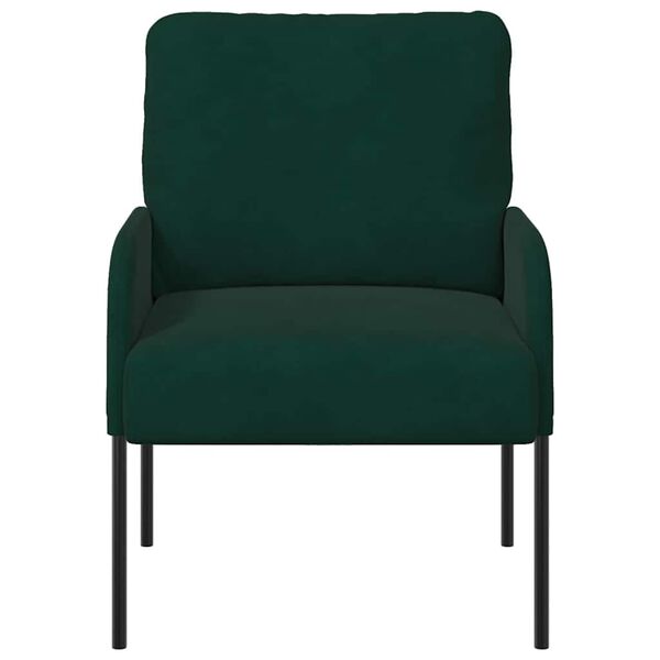 vidaXL Sofas mit Kissen 55cm Dunkelgr&uuml;n Sperrholz