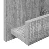 vidaXL Magazinregal Graues Sonoma 51 x 11 x 102 cm Holzwerkstoff