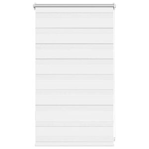 vidaXL Zebra-Rollo 50,9 x 100 cm, Stoffbreite 46,7 cm, Wei&szlig;