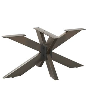vidaXL Couchtischbein in Spinnenform Naturstahl 98x58x(42-43) cm Stahl