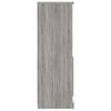 vidaXL Highboard Grau Sonoma 60x35,5x103,5 cm Holzwerkstoff