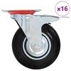 vidaXL 16 Stk. Lenkrollen 125 mm