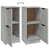 vidaXL Sideboards 2 Stk. Betongrau 30x30x70 cm Holzwerkstoff