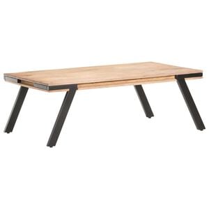 vidaXL Couchtisch 114x65x40 cm Mango Massivholz