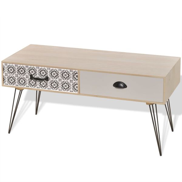 vidaXL TV-Beistelltisch 100x40x35 cm Braun