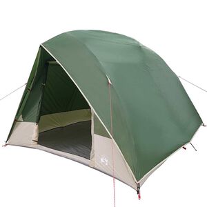 vidaXL Campingzelt mit Dach mit Speicher Gr&uuml;n 320 x 275 x 190 cm Taft