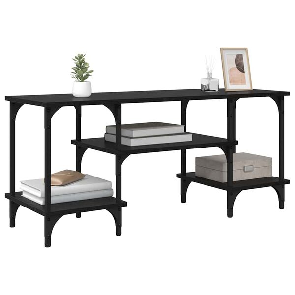 vidaXL TV-Schr&auml;nk Schwarz Eichen-Optik 102 x 35 x 45,5 cm