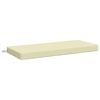 vidaXL Bankkissen SOEST 100 % Polyester Creme 110 x 50 x 8 cm