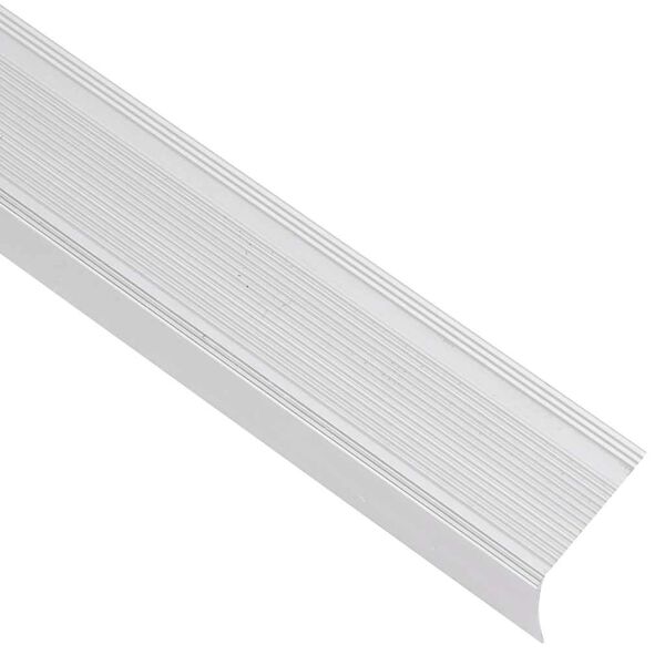 vidaXL Treppenkantenprofile in L-Form 5 Stk. Aluminium 90 cm Silbern