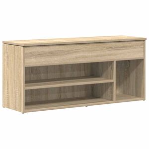 vidaXL Schuhbank Sonoma-Eiche 102x30,5x45 cm Holzwerkstoff