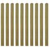 vidaXL Impr&auml;gnierte Zaunlatten 10 Stk. Holz 120 cm