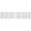 vidaXL Gabionen-Hochbeet Verzinkter Stahl 450×50×100 cm