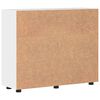 vidaXL Sideboard Hochglanz-Weiß 55,5 x 29 x 100 cm Holzwerkstoff