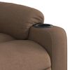 vidaXL Relaxsessel Braun Stoff