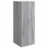 vidaXL Wandschrank 33 x 34,5 x 90 cm Holzwerkstoff Sonoma-Grau