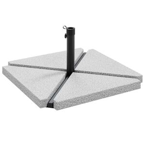 vidaXL 5-tlg. Sonnenschirmst&auml;nder-Set Granit und Stahl