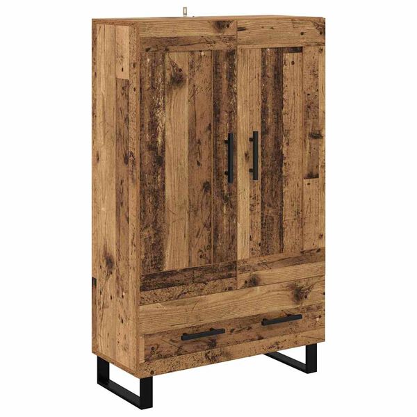 vidaXL Highboard Altholz 69,5 x 31 x 115 cm Holzwerkstoff