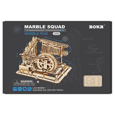 Robotime Murmelbahn Bausatz Marble Squad