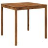 vidaXL Gartenbar-Tisch Natur 110 x 108,5 x 105 cm Massivholz Akazie