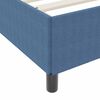 vidaXL Bettgestell Blau 140 x 190 cm Cordstoff