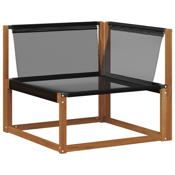 vidaXL Outdoor-Sofagarnitur mit Kissen 6 pcs Nat&uuml;rlich und Hellgrau