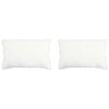 vidaXL Kopfkissen 2 stk. 60 x 70 cm Bambusfaser Wei&szlig;