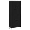 vidaXL Highboard 2 stk. Schwarz Eichen-Optik 69,5 x 34 x 180 cm
