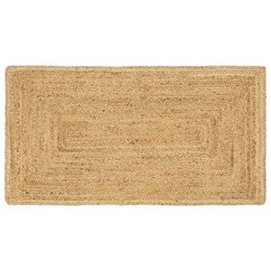 vidaXL Bereichsteppich Beige 60 x 200 cm Jute