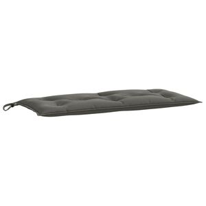 vidaXL Gartenbank-Auflage Melange Dunkelgrau 100x50x7 cm Stoff