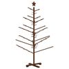 vidaXL Holz Weihnachtsbaum 150 cm Bambus und massives Kiefernholz