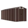vidaXL Gartenhaus Braun 191x555x198 cm Verzinkter Stahl