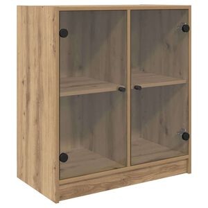 vidaXL Seitenschrank Artisan-Eiche 68 x 37 x 75,5 cm Holzwerkstoff