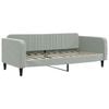 vidaXL Tagesbett Hellgrau 90x190 cm Samt
