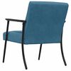 vidaXL Sessel Blau 59 x 75 x 78 cm Samt