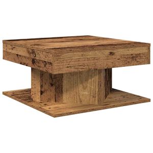 vidaXL Couchtisch Altholz-Optik 55x55x30 cm Holzwerkstoff