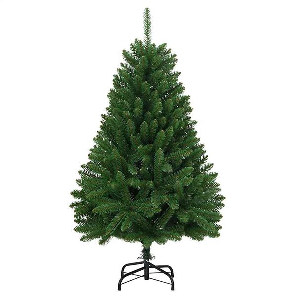 vidaXL K&uuml;nstlicher Weihnachtsbaum Klappbar mit St&auml;nder Gr&uuml;n 120 cm