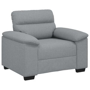 vidaXL Sessel Hellgrau 100x81x84 cm Stoff