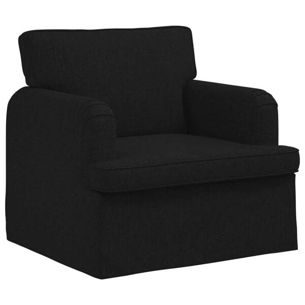 vidaXL Sofa 60cm Schwarz Metall