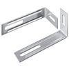 vidaXL Anti-Kipp-Halterung Uni 2 pcs Silber 74,5 x 15 x 32 mm Eisen