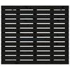 vidaXL Wand-Kopfteil Schwarz 126x3x91,5 cm Massivholz Kiefer