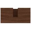 vidaXL Badschrank Braun Eichen-Optik 65x33x60 cm Holzwerkstoff