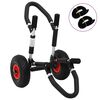 vidaXL SUP Trolley f&uuml;r Surfbrett Klappbar 45 kg Aluminium