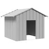 vidaXL Hundeh&uuml;tte mit Dach 131x101x102 cm Verzinkter Stahl