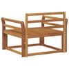 vidaXL Outdoor Mittelsofa Massivholz Akazie Natur