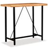 vidaXL Bartisch Massivholz Akazie 120x60x107 cm